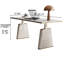 Bureau debout électrique italien italien en pierre frittée minimaliste, bureau d'ordinateur de qualité supérieure-1660495778