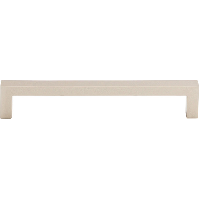 Square Bar pull, Polished Nickel, 6 5/16" Center to Center