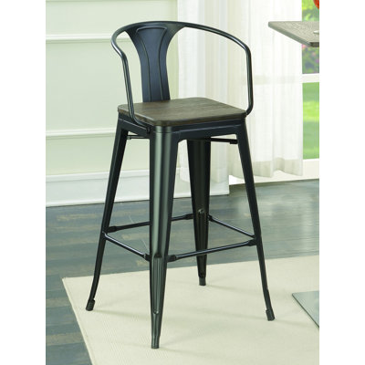 Eita Counter Stool with Metal Frame