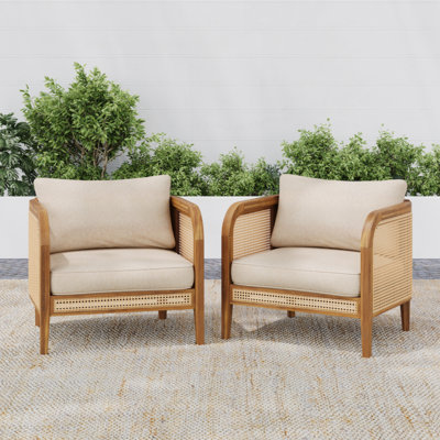 Chaise avec accoudoirs de patio Kirkby