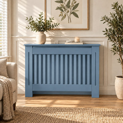 Radiator Cover with Water‑Based Lacquer Finish, MDF Construction Decorative Heater Protector for Home