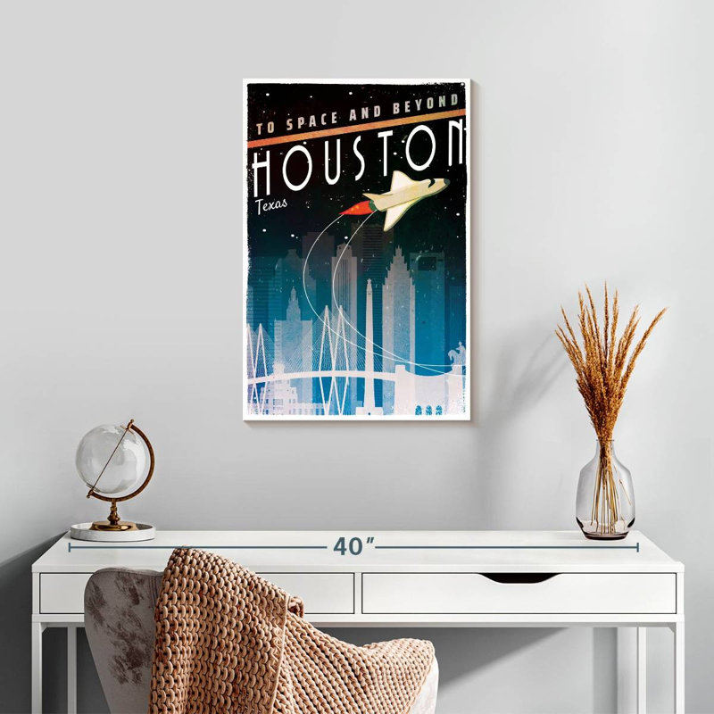 Au-delà de Houston, H 24 po x l 16 po