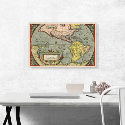 " Western Hemisphere 1587 " by Abraham Ortelius