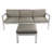 Cleste 79.13'' Aluminum Outdoor Patio Sectional Set