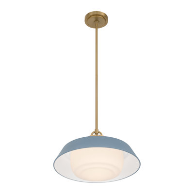 Grantham 16'' Vibrant Gold + Blue Pendant