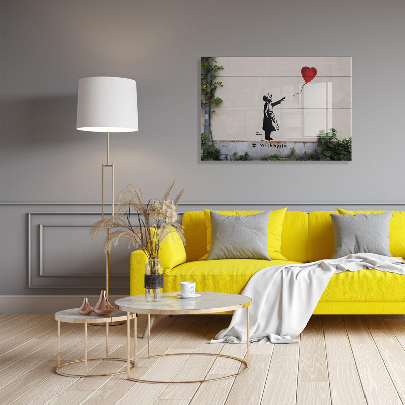 Boze 1 Piece Wall Art on Glass, 50cm H x 70cm W