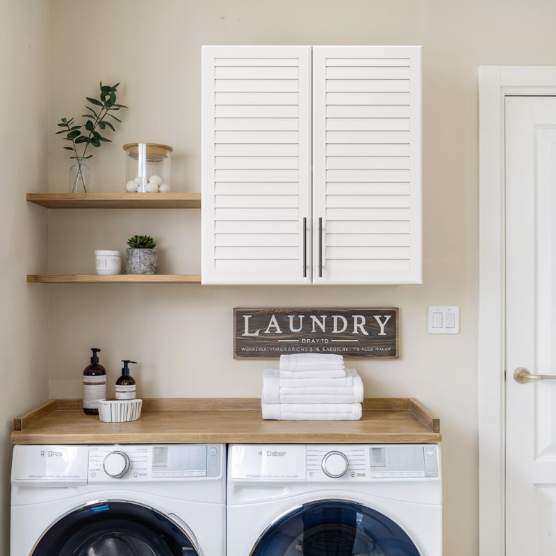 29.5" Laundry Room Cabinets Wall Mounted