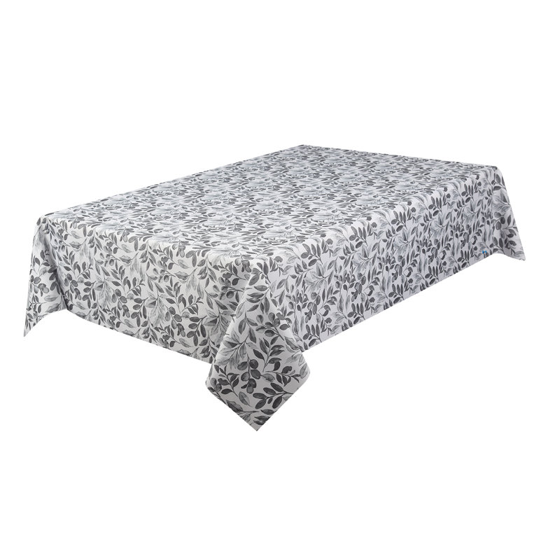 Linge de table Pylant, Gris, Rectangle 78 po