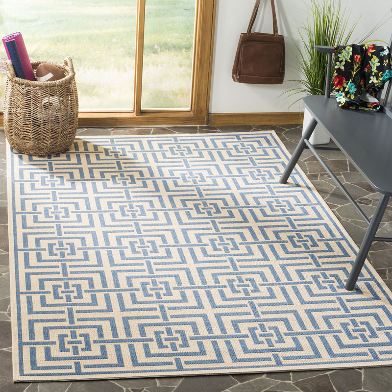 Tapis d'intérieur / extérieur Derric 100, Rectangle 4 pi x 6 pi