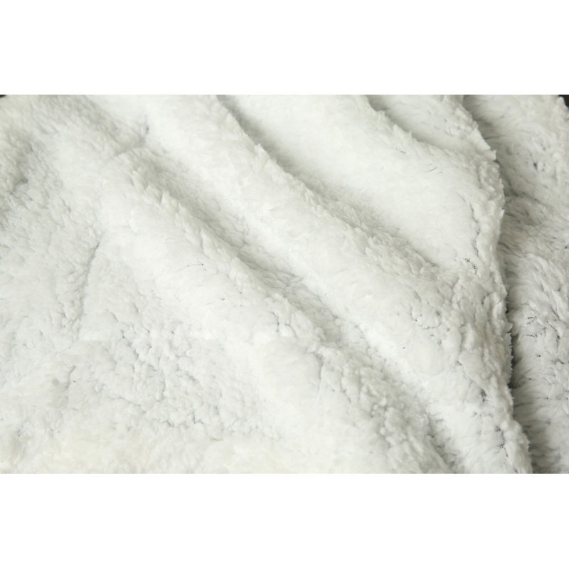 Jeté en sherpa Trotwood, Bleu marine