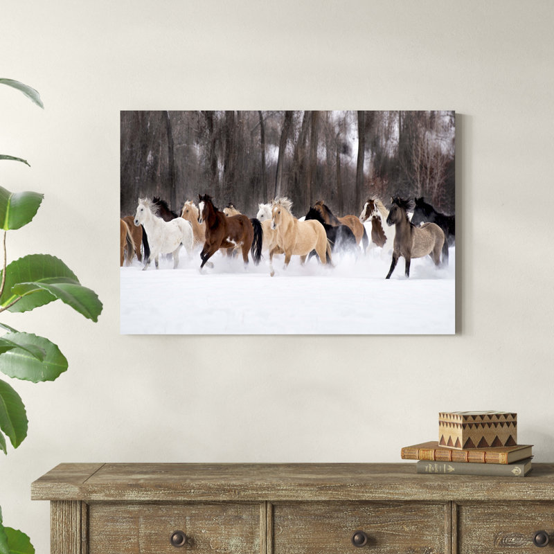 " Snow Run II " by PHBurchett, 24" H x 36" W x 1" D