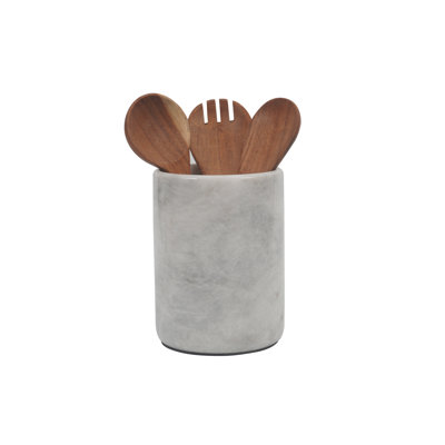 Marble Round Utensil Crock