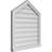 Peaked Top Surface Mount Signature Urethane Non-Functional Gable Vent 7/12 Pitch Primed Tan-101709006