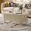Table de bout en bois massif de style crème rétro-105628845