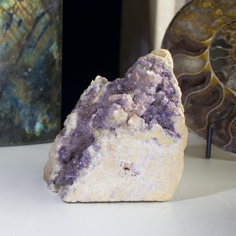 Fluorite bicolore à deux tons - Hardin County, Illinois