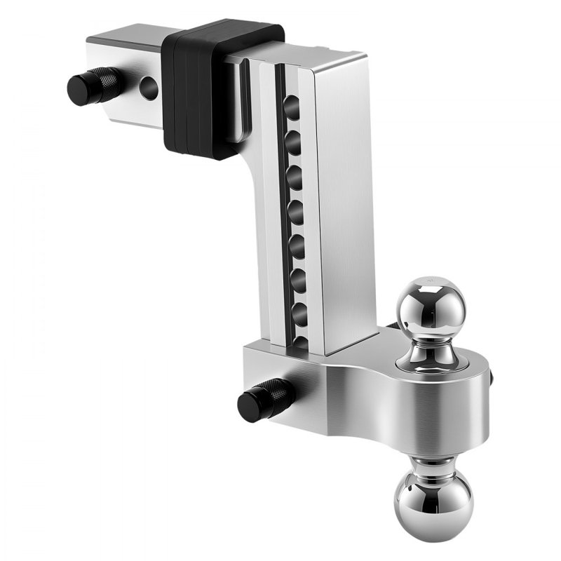 Attelage de remorque ajustable 2,5 po Récepteur de 8 po avec boule d'attelage rétractable 8 500 lb