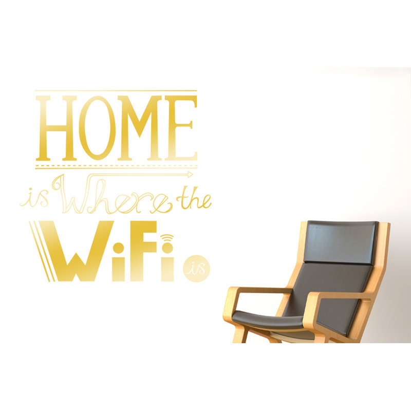 Wall Decal, Shiny Gold