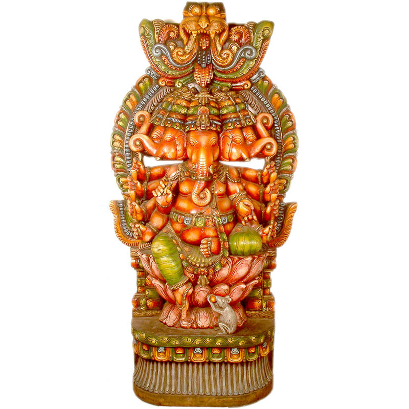 Cinq têtes Ganesha - le protecteur universel