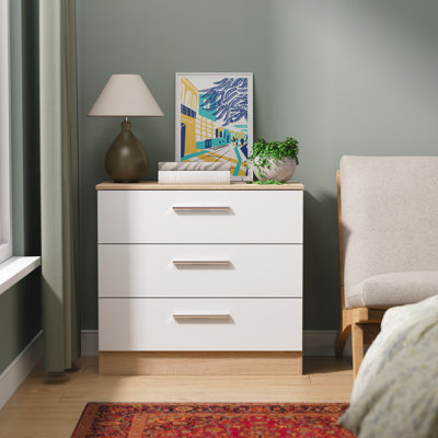 Bhaga 74cm W 3 - Drawer Chest of Drawers