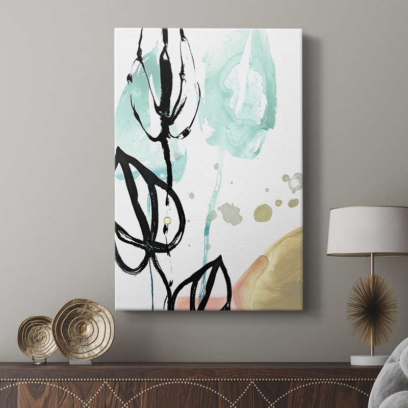 No Deckle Tropical Moderne VI - Gallery Cavas, H 12 po x l 8 po
