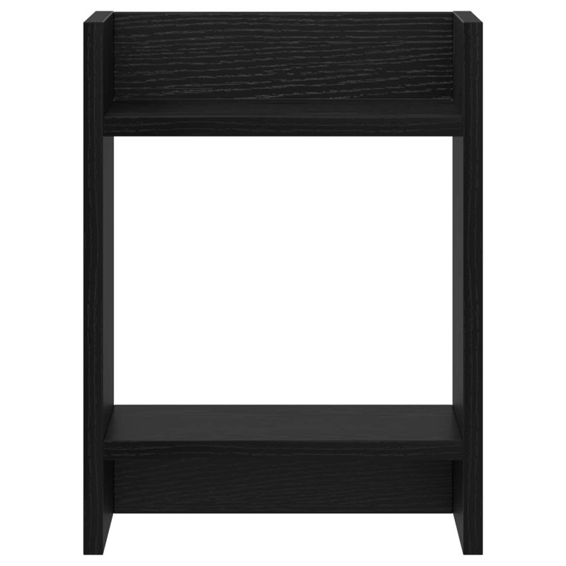 2 Tier Plant Stand, 40cm H x 30cm W x 30cm D, Black Oak