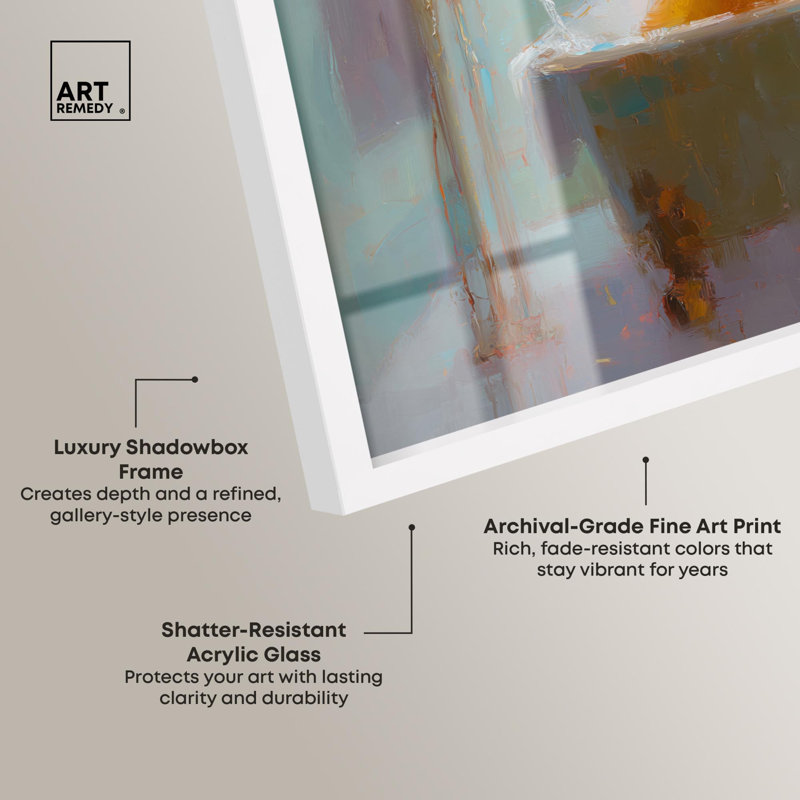 Art mural Bubble Trouble Shadowbox, H 21 po x l 21 po, Blanc