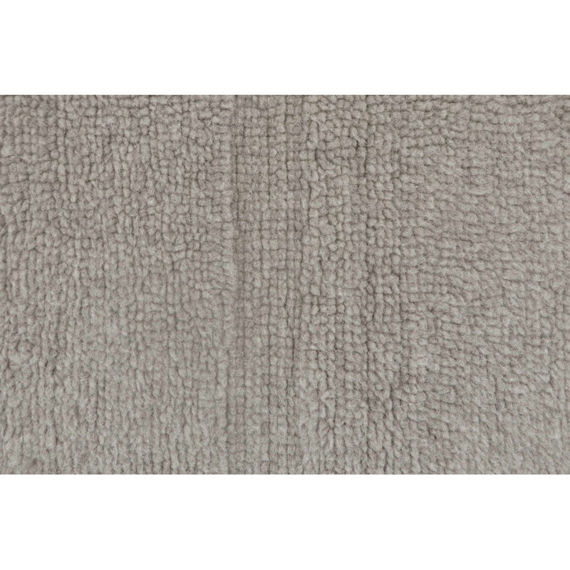 Sheep Of The World Hand Tufted Wool Area Rug in Sheep Gray, Rectangle 6'7" x 9'10"