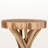 Linea End Table in Natural Teak Wood