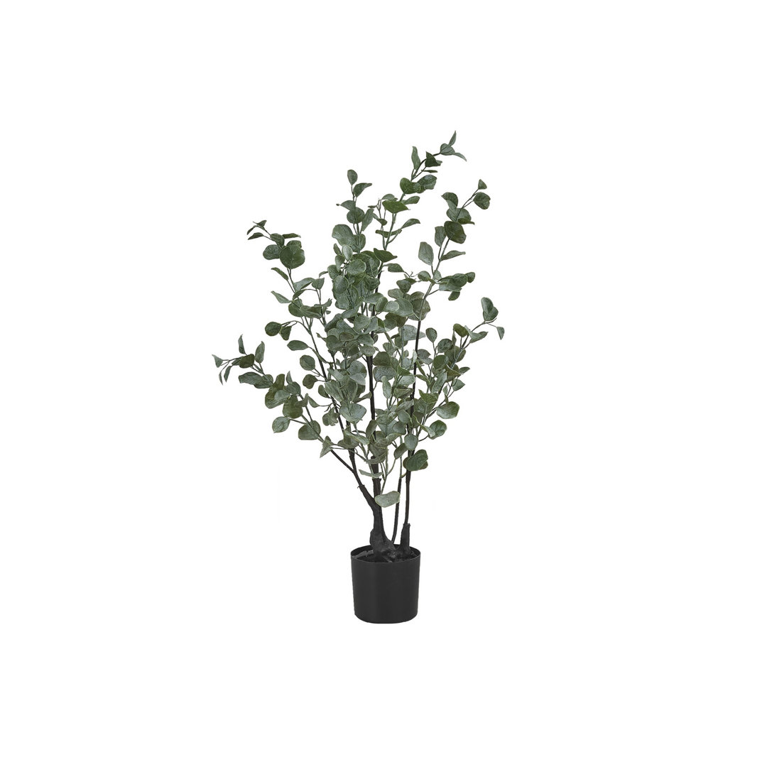 35'' Faux Eucalyptus Plant in Polypropylene (Pp) Pot Primrue