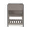 Ensemble de meuble-lavabo en bois 2 pièces Alaterre Furniture Bennet avec meuble-lavabo de L 24 po avec rangement et miroir rectangulaire de L 30 po, gris