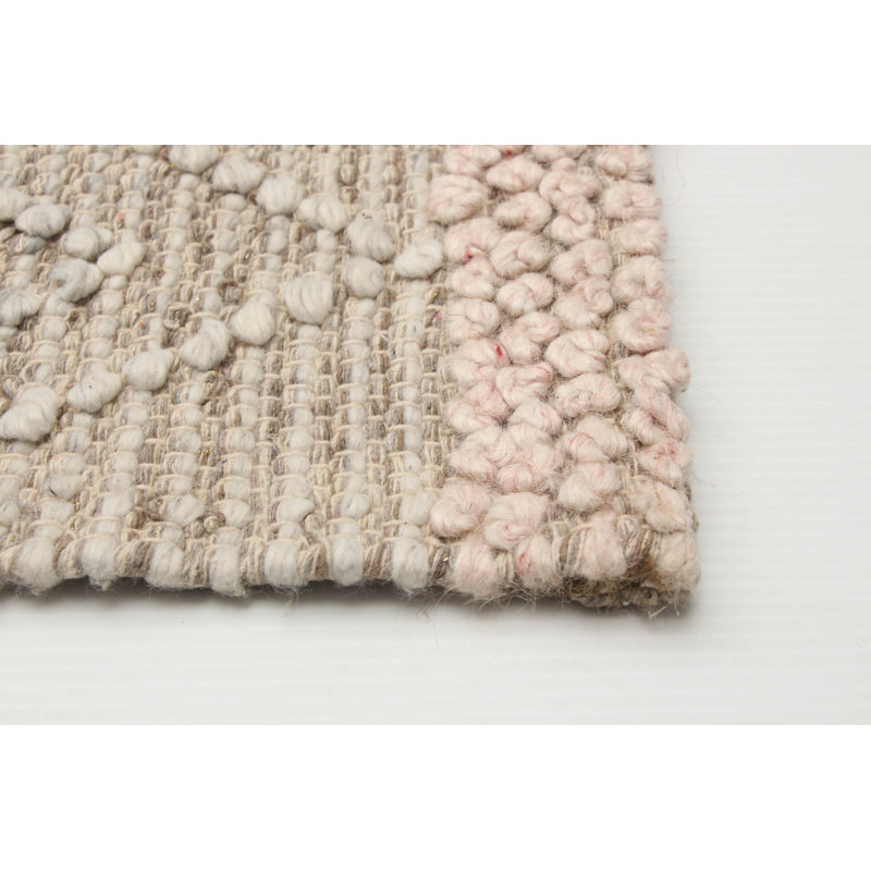 Tapis taupe unique de 5 pi 1 po x 7 pi 11 po Delore