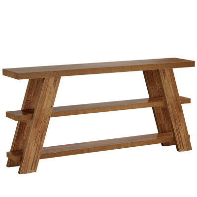 Slim Storage Side Table,3-Tier Console Table,Sofa Table