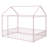 Schererville Metal House Style Floor Bed with Canopy and Guardrails-1553846325-1553846320