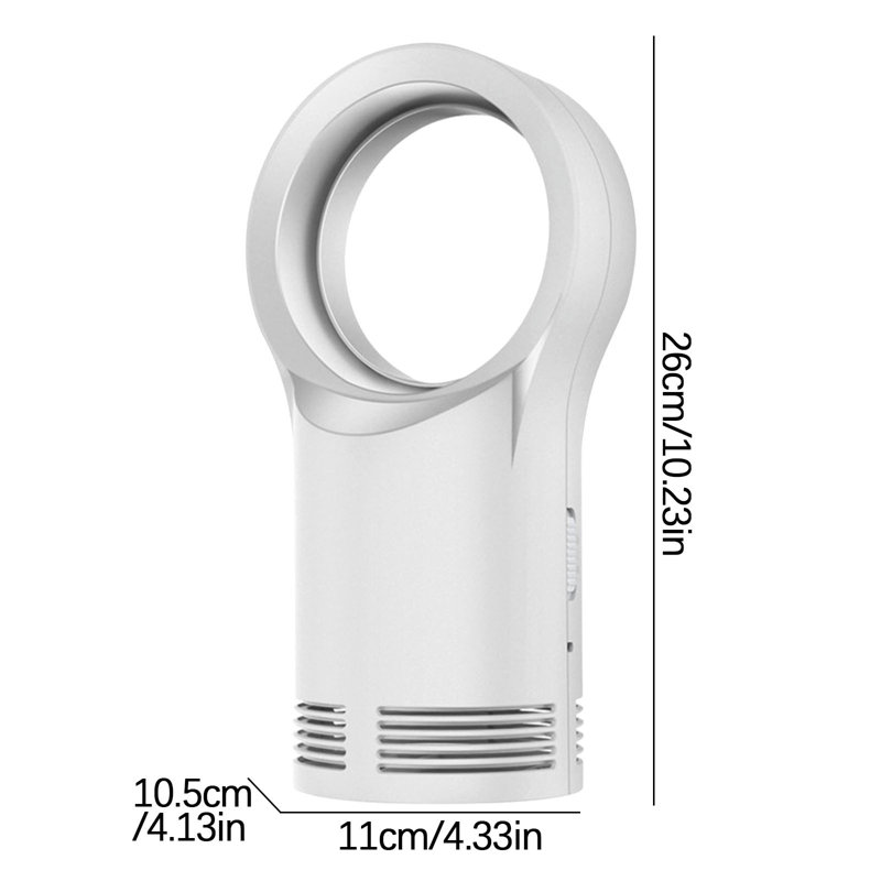 Leafless Fan Home Desktop Bladeless Heaters Space Warmer Fan