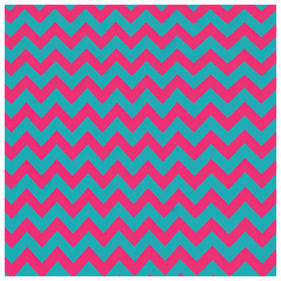 Pink Blue Zigzag Comforter