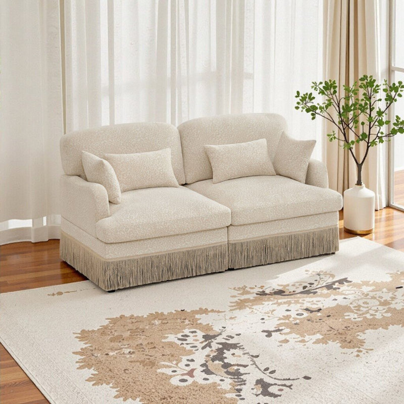 Canapé Cozy Chenille, Beige