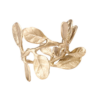 Laurel Crown Gold Napkin Ring P/4