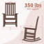 Ensemble de 2 chaises berçantes surdimensionnées HDPS-846018206-810216029