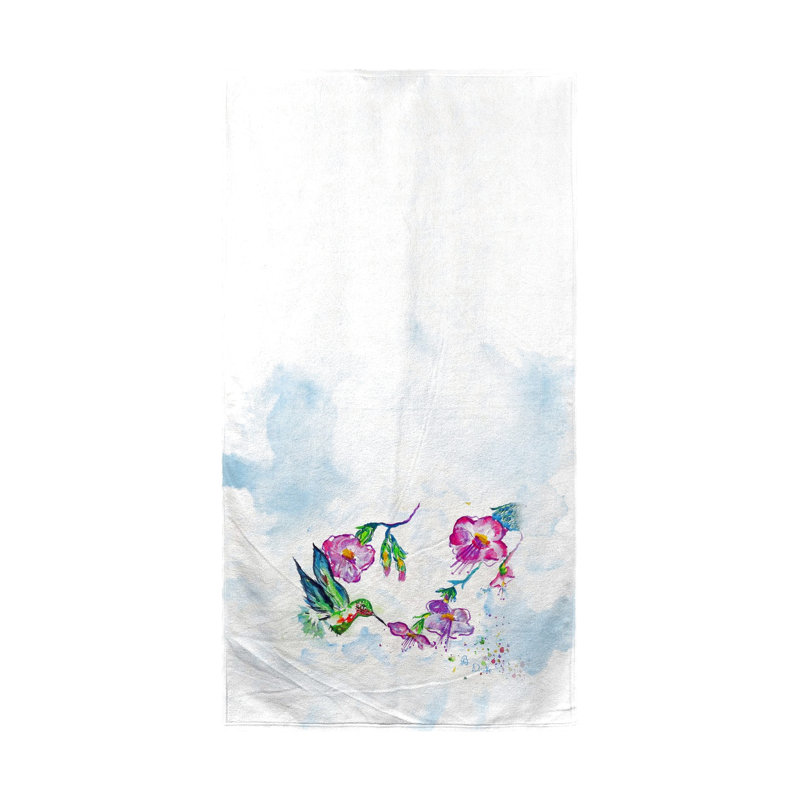Serviette de plage hummingbird pour l’alimentation Ayumi