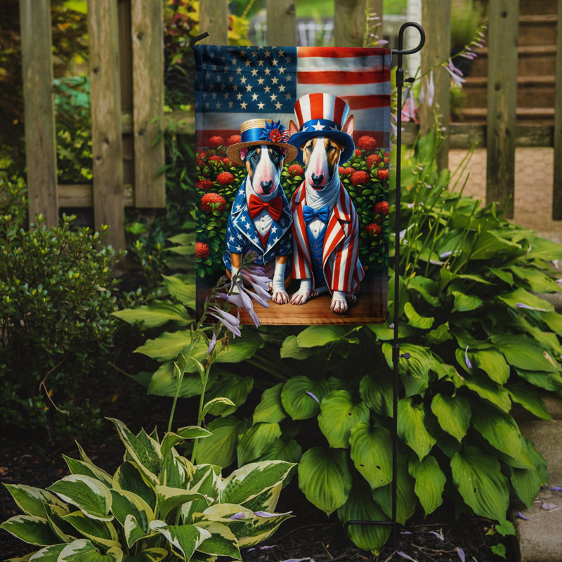 Drapeau All American Garden, Bull terrier anglais orange