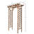 79In Wooden Arch Trellis - Stylish Countryside Look For Gardens Pergola Style Top, Wood Build Garden Classic Events. Wood, Roof, Enhances Decor. Easy Assembly Steps