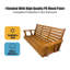 Balancelle en bois, siège ergonomique, balancelle avec chaînes suspendues et ressorts de 7 mm-2086519896