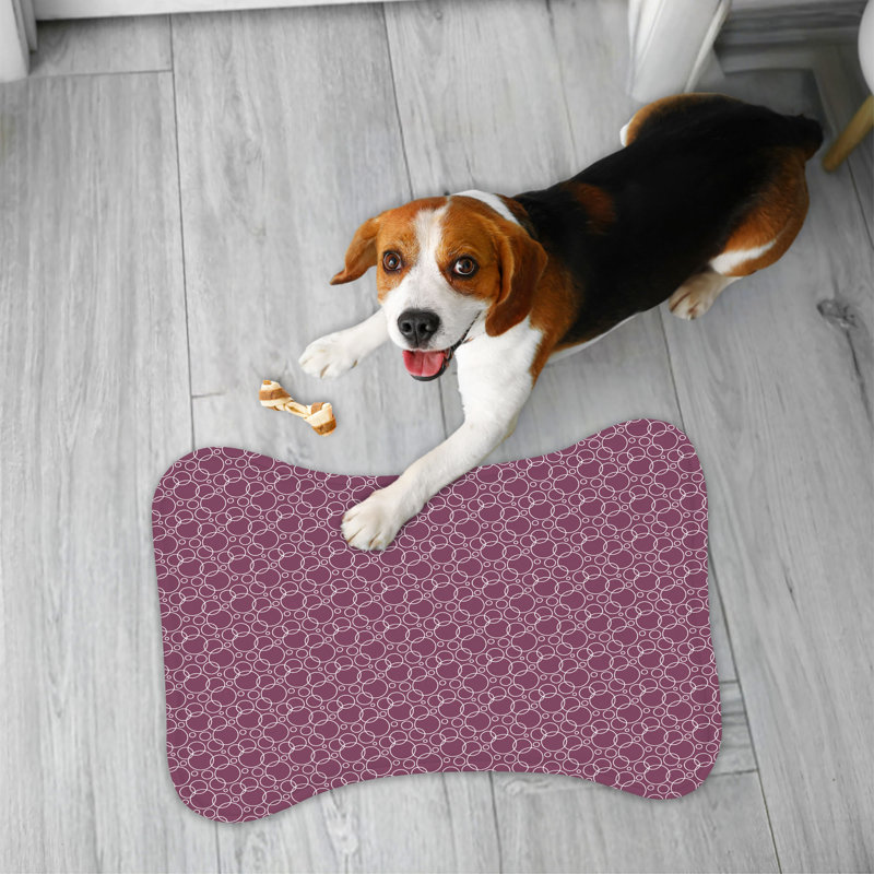 Tapis d'alimentation rose 1 pièce