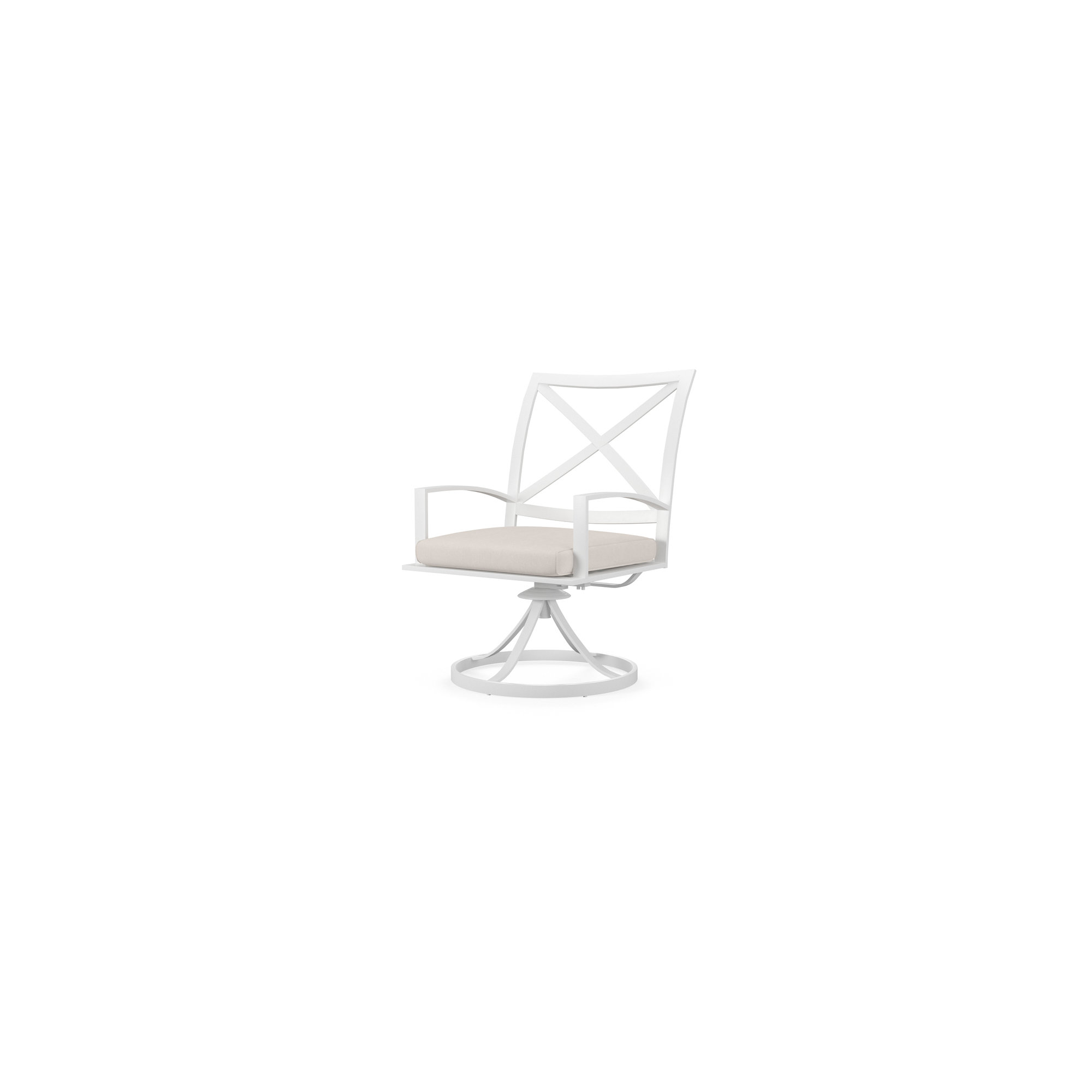 Bristol Premium All-Weather Wicker Outdoor Dining Armchair with Sunbrella® Cushion, Canvas Natural Sunbrella® Canvas
