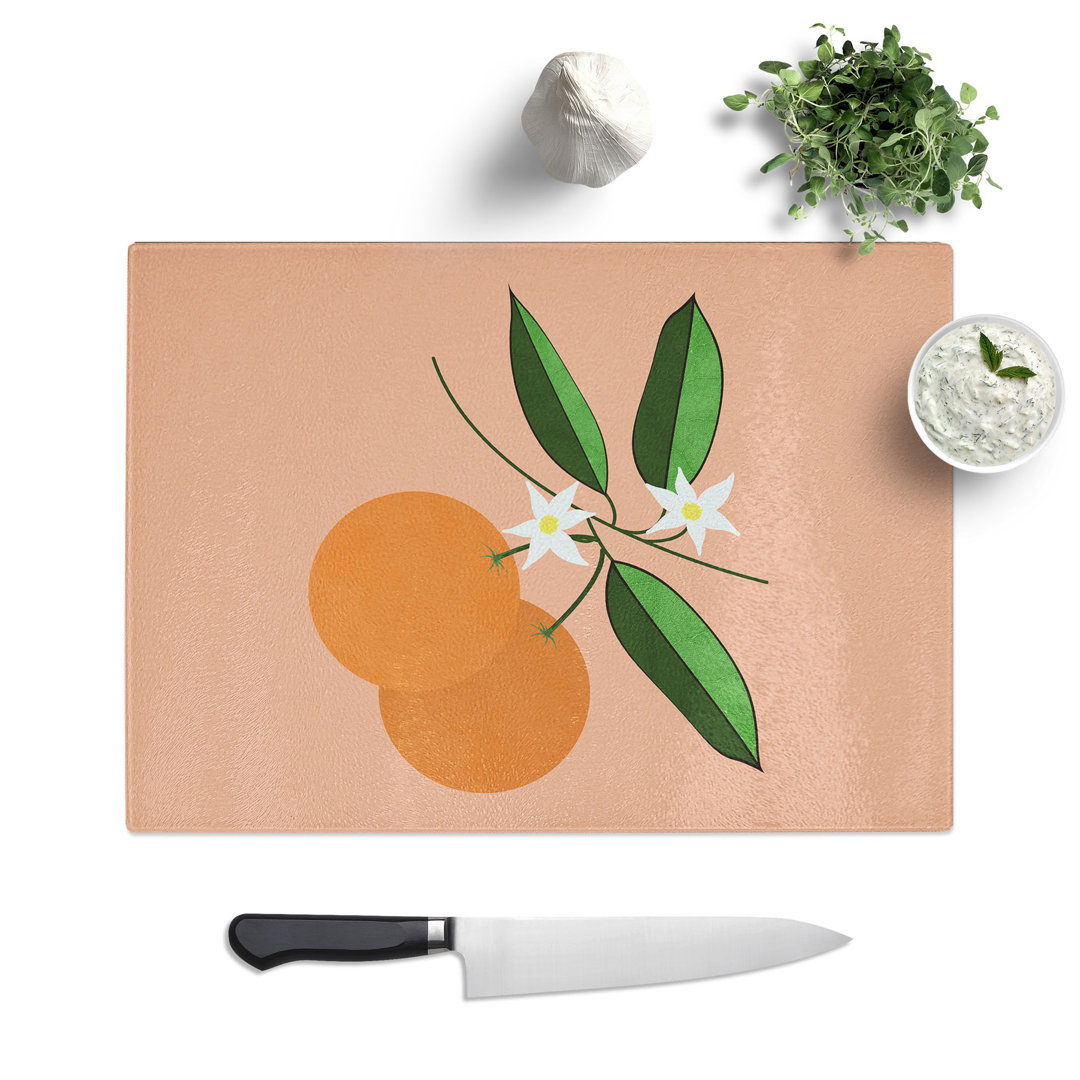 Orange Blossom V2 Chopping Board