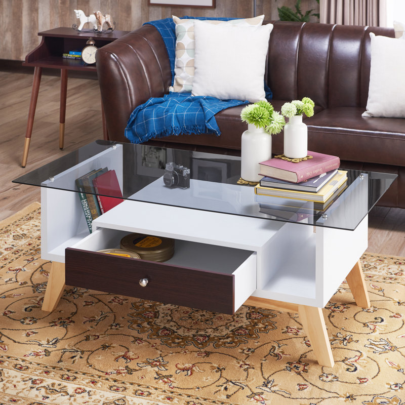 Table basse Clingensmith, Marron