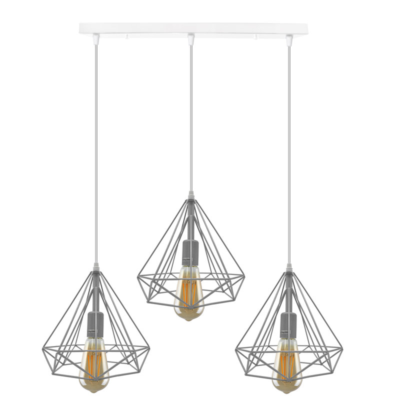 Tooborac 3 - Light White Pendant, Grey, Yes
