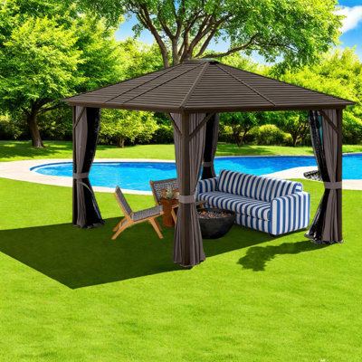 Durable Modern Metal Canopies & Gazebos With Frame For Outdoor