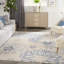 Tapis gris ivoire PassionFloral-493194358