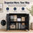 Lancaster 31.5”W Lockable Storage Cabinet with Adjustable Shelf & Leveling Feet — 2-Door Utility Cupboard for Home Office, Pantry, Laundry, Mudroom & Garage (Desk-Height 29.5”H)-151171578